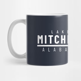 Lake Mitchell - USA - light text Mug